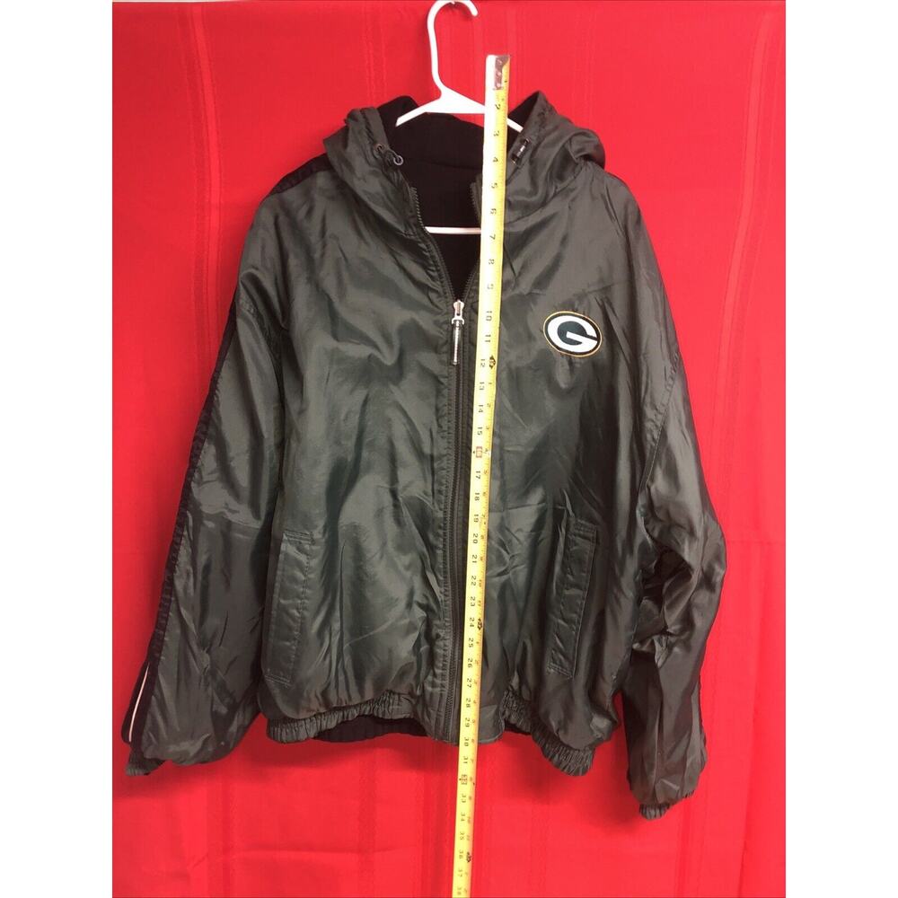 Green Bay Reversible Zip Up Jacket Hoodie